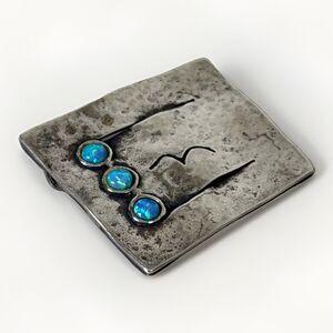 Vintage Opal 925 Shablool Didae Sterling Silver Pendant
